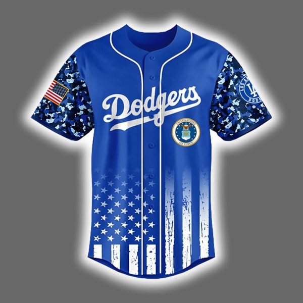 2025 Dodgers x US Air Force Appreciation Night Baseball Jersey 2