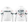 2025 Eagles Nurses Appreciation Hoodie Joggers Cap