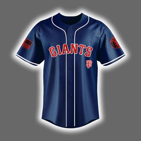 2025 Giants Appreciation First Responders Night Jersey 2
