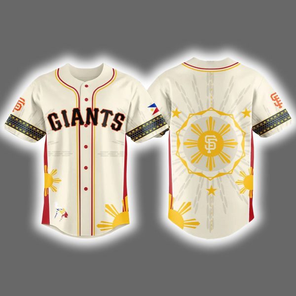 2025 Giants Filipino Heritage Night Baseball Jersey