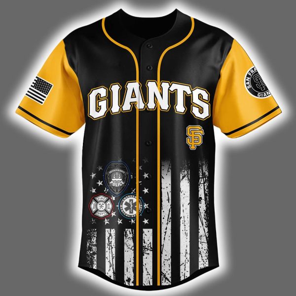 2025 Giants First Responders Night Jersey 2