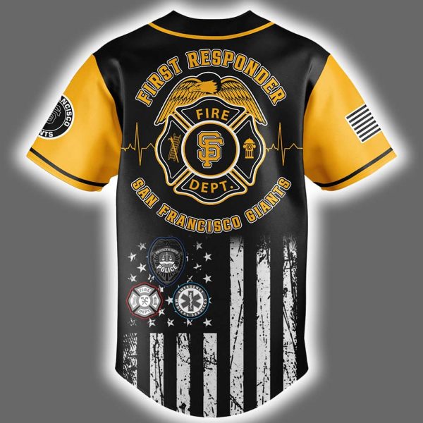 2025 Giants First Responders Night Jersey 3
