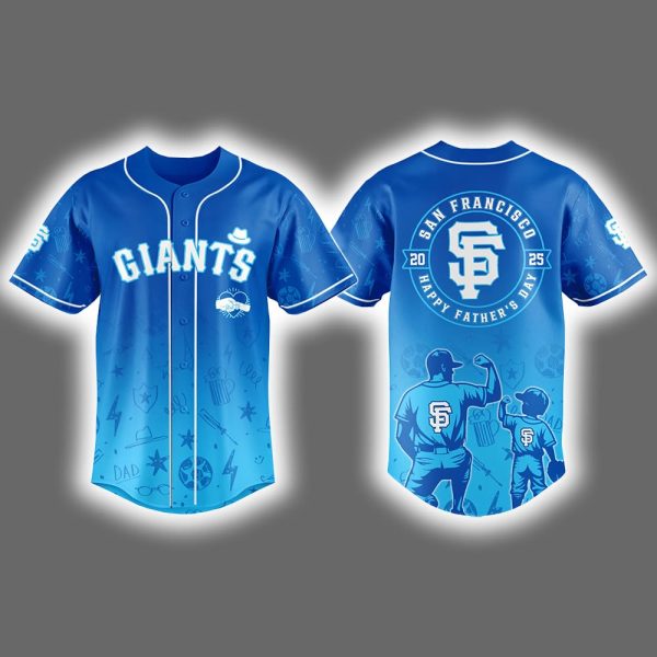 2025 Giants Happy Father's Day Jersey