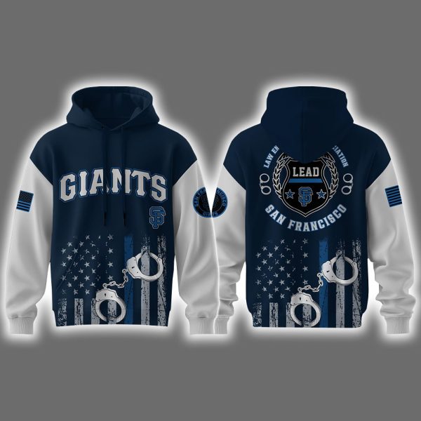 2025 Giants Law Enforcement Appreciation Day Hoodie Set