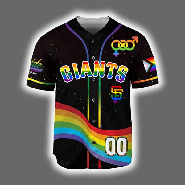 2025 Giants Pride Month Love Is Love Baseball Jersey 2