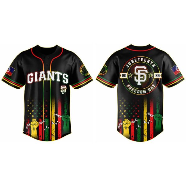 2025 Giants x Juneteenth Day Baseball Jersey