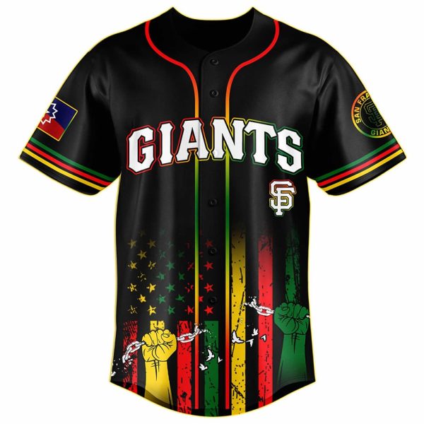 2025 Giants x Juneteenth Day Baseball Jersey 2