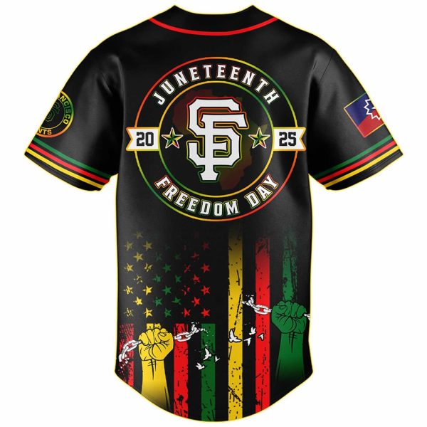 2025 Giants x Juneteenth Day Baseball Jersey 3