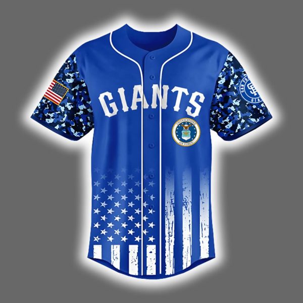 2025 Giants x US Air Force Appreciation Night Baseball Jersey 2