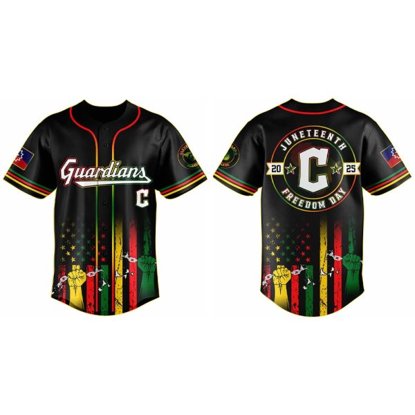 2025 Guardians x Juneteenth Day Baseball Jersey