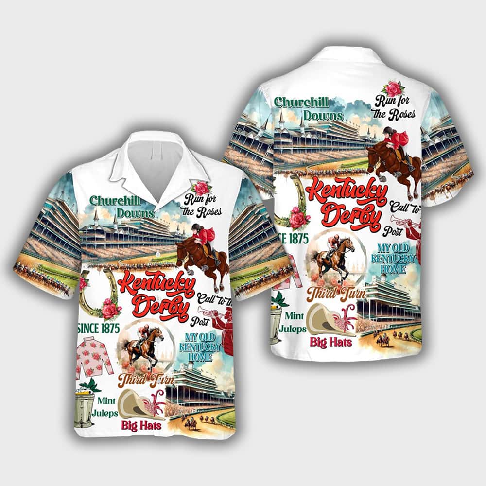 2025 Kentucky Derby Churchill Downs Hawaiian Shirt 2025 Kentucky Derby Churchill Downs Hawaiian Shirt