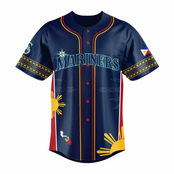 2025 Mariners Filipino Heritage Night Jersey 2