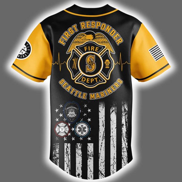 2025 Mariners First Responders Night Jersey 3