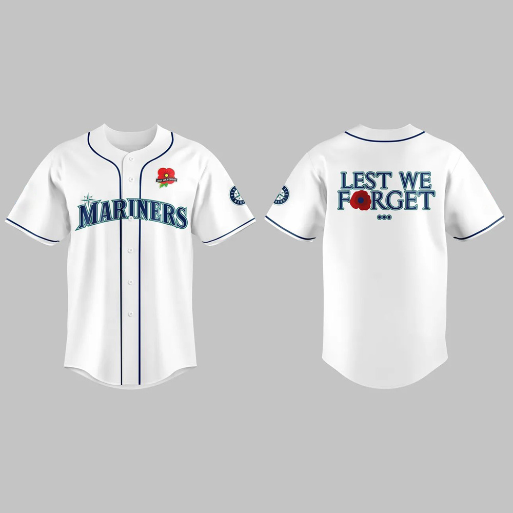 2025 Mariners Memorial Day Lest We Forget Jersey 2025 Mariners Memorial Day Lest We Forget Jersey