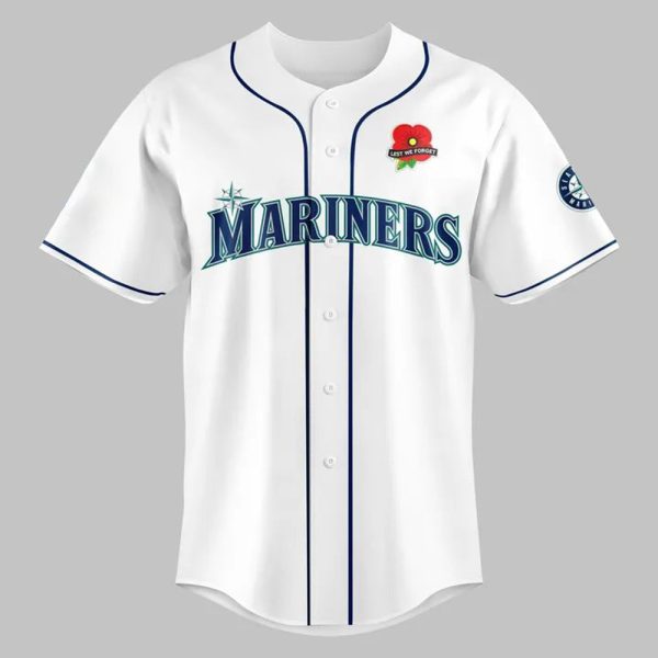 2025 Mariners Memorial Day Lest We Forget Jersey 2