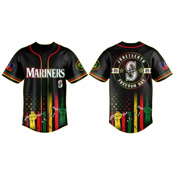 2025 Mariners x Juneteenth Day Baseball Jersey
