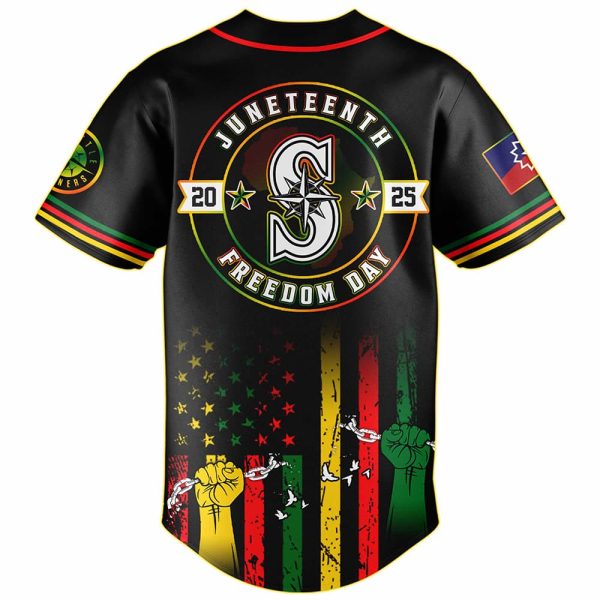 2025 Mariners x Juneteenth Day Baseball Jersey 3