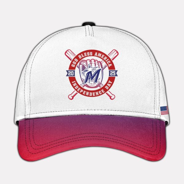 2025 Marlins Celebration Independence Day Jersey 2