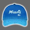 2025 Marlins Happy Fathers Day Hoodie Joggers Cap 2