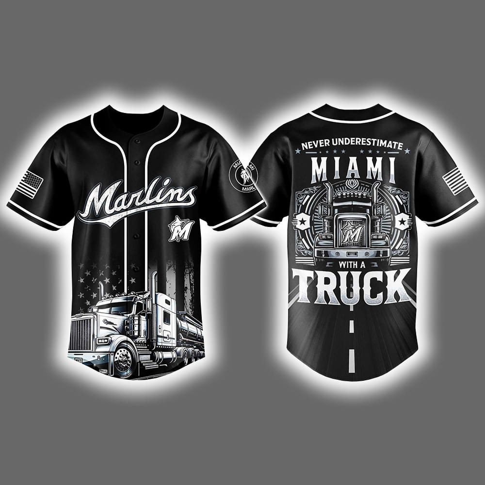 2025 Marlins National Truck Driver Appreciation Week Jersey 2025 Marlins National Truck Driver Appreciation Week Jersey