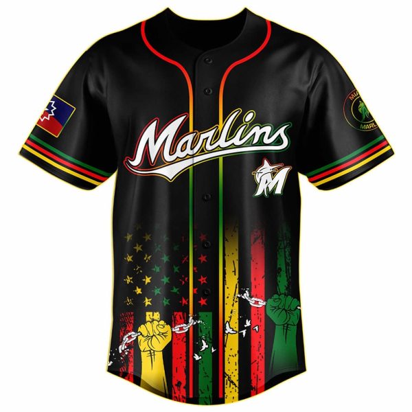 2025 Marlins x Juneteenth Day Baseball Jersey 2