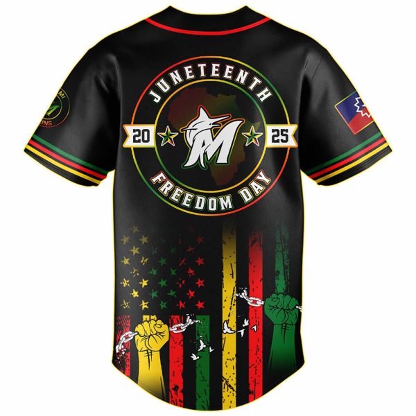 2025 Marlins x Juneteenth Day Baseball Jersey 3