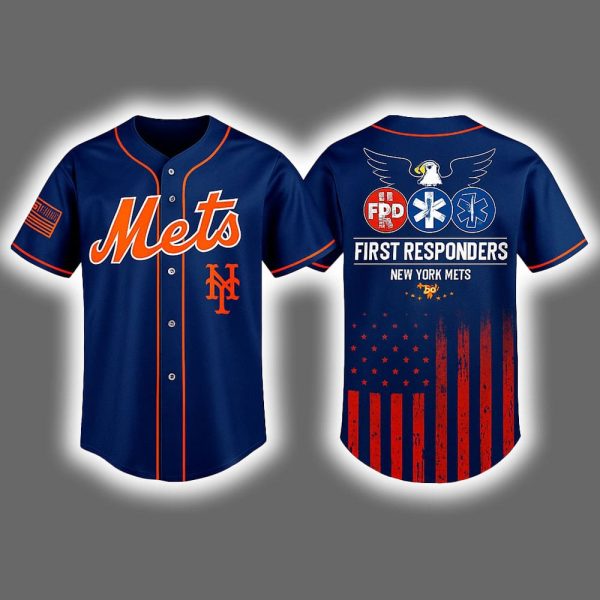 2025 Mets Appreciation First Responders Night Jersey