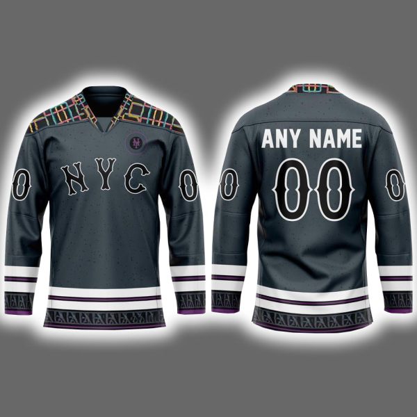 2025 Mets Clay Holmes City Connect Hockey Jersey Giveaway