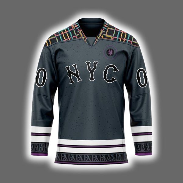 2025 Mets Clay Holmes City Connect Hockey Jersey Giveaway 2