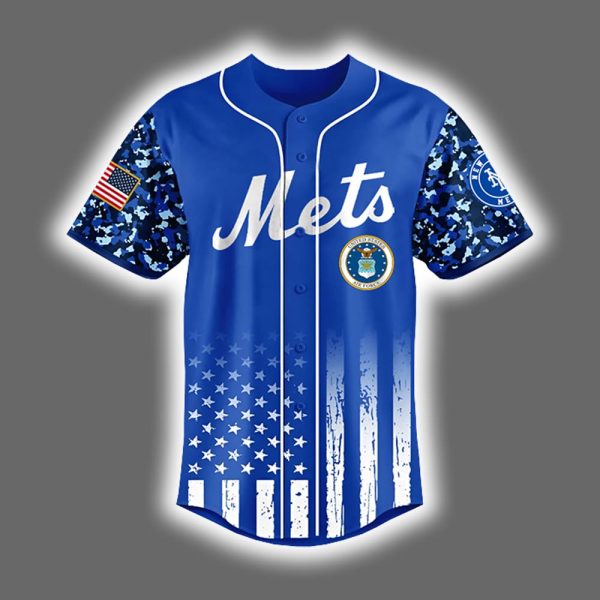2025 Mets x US Air Force Appreciation Night Baseball Jersey 2