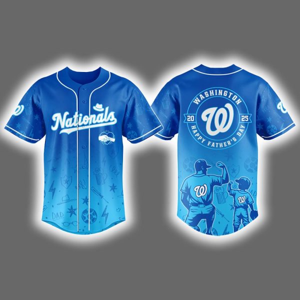 2025 Nationals Happy Father's Day Jersey