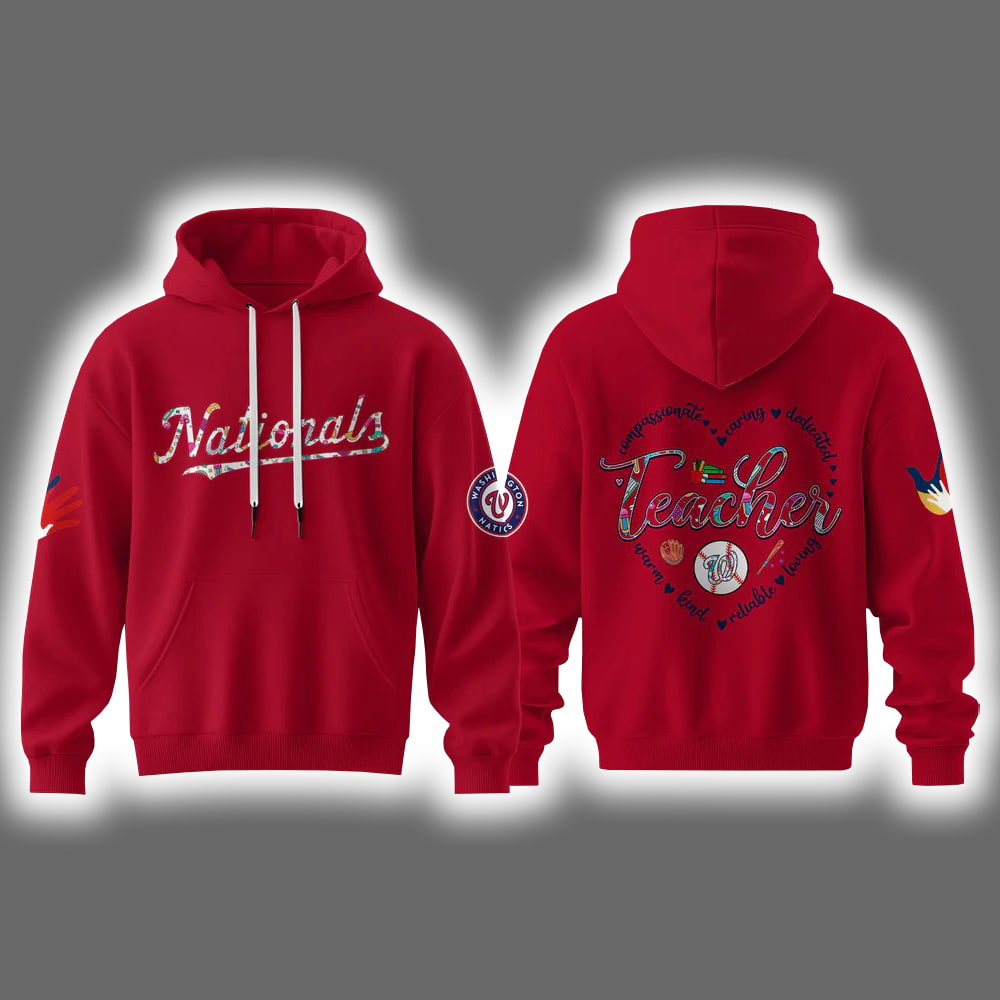 2025 Nationals Happy Teacher Night Hoodie 2025 Nationals Happy Teacher Night Hoodie