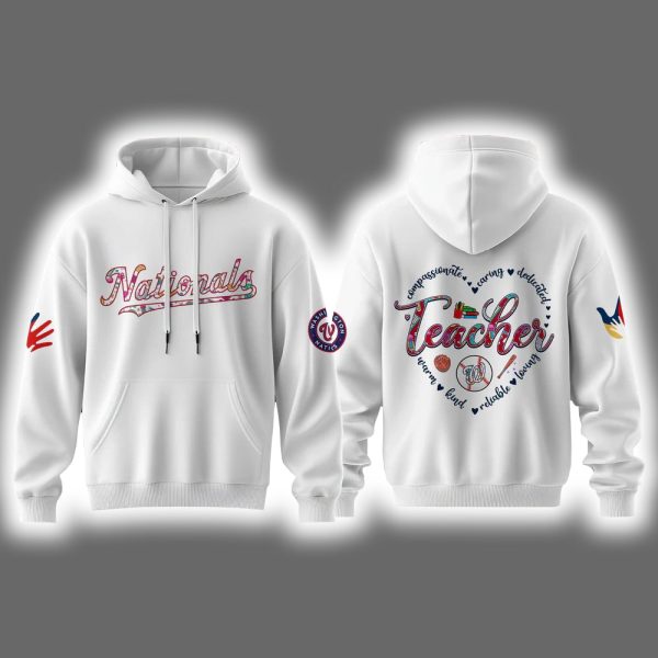 2025 Nationals Happy Teacher Night Hoodie 2