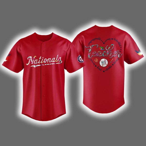 2025 Nationals Happy Teacher Night Jersey
