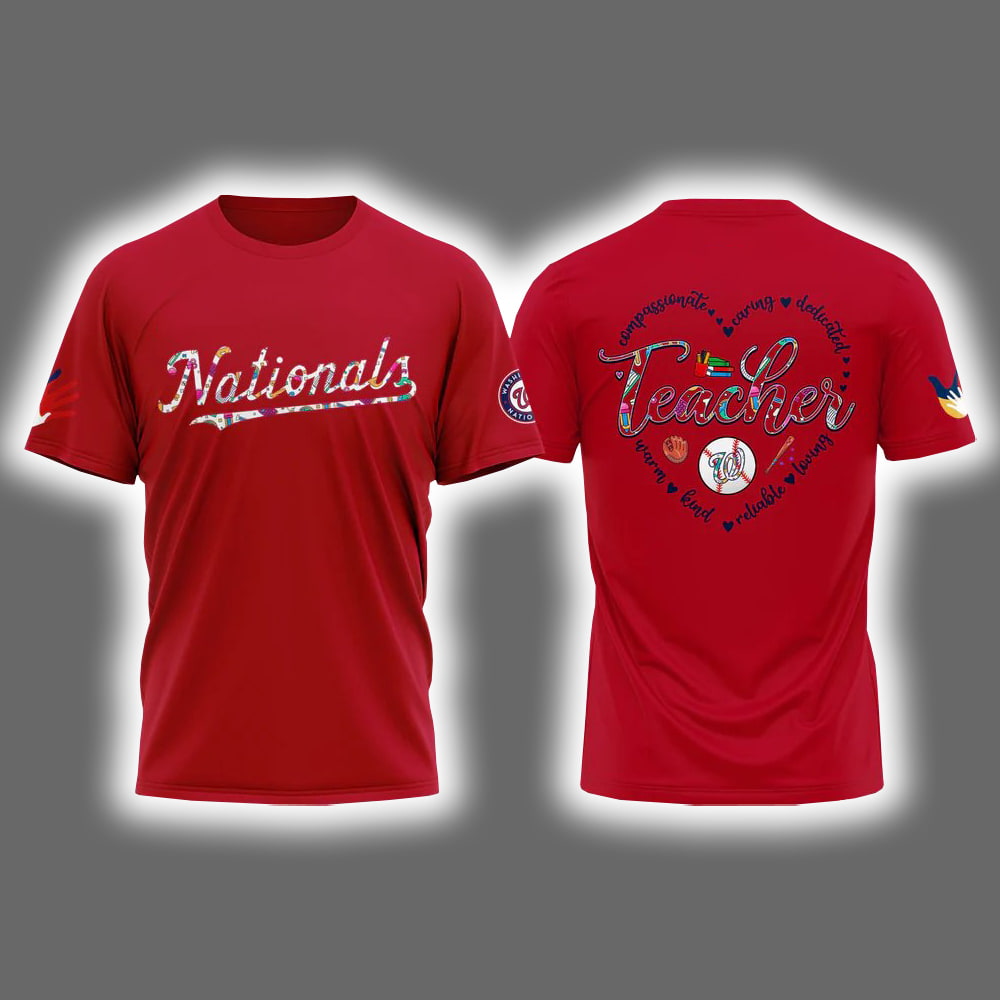 2025 Nationals Happy Teacher Night Shirt 2025 Nationals Happy Teacher Night Shirt