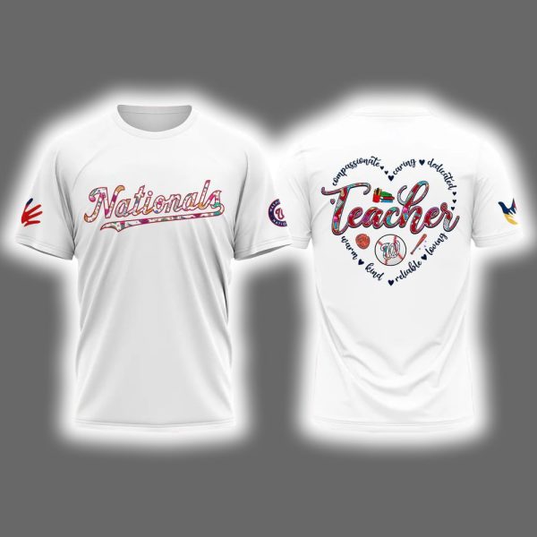 2025 Nationals Happy Teacher Night Shirt 2