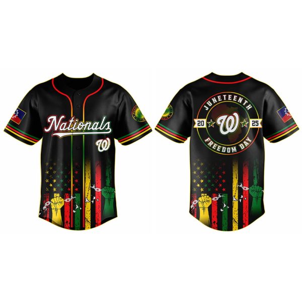 2025 Nationals x Juneteenth Day Baseball Jersey