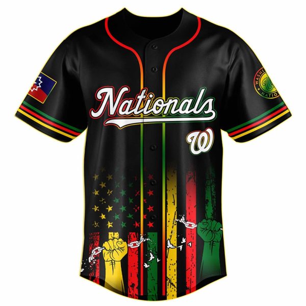 2025 Nationals x Juneteenth Day Baseball Jersey 2