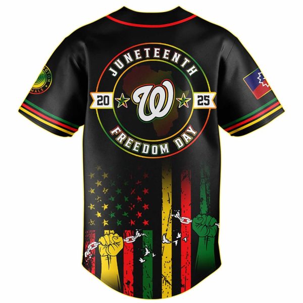 2025 Nationals x Juneteenth Day Baseball Jersey 3