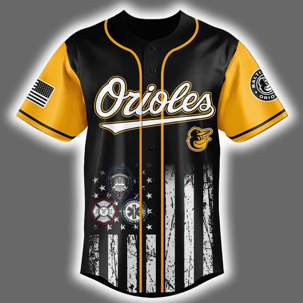 2025 Orioles First Responders Night Jersey 2