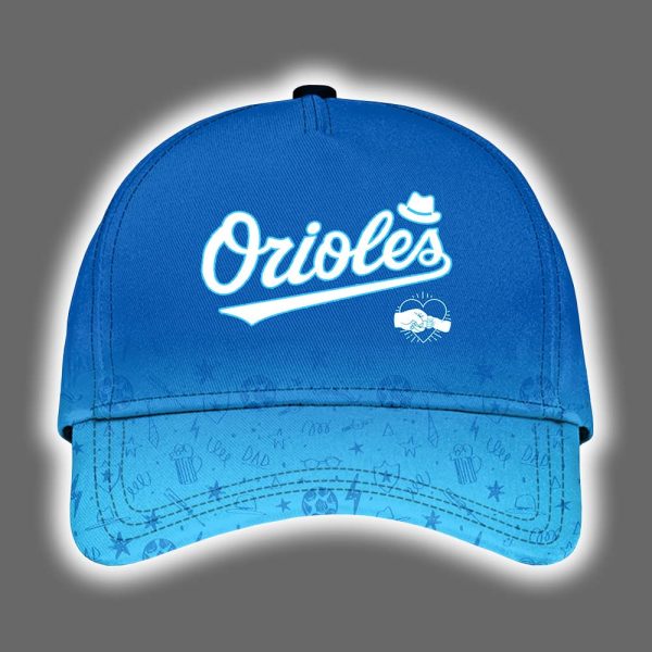 2025 Orioles Happy Fathers Day Hoodie Joggers Cap 2