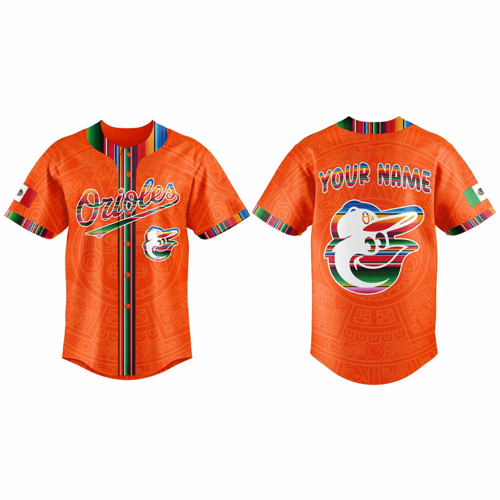 2025 Orioles Mexican Heritage Night Baseball Jersey 2025 Orioles Mexican Heritage Night Baseball Jersey