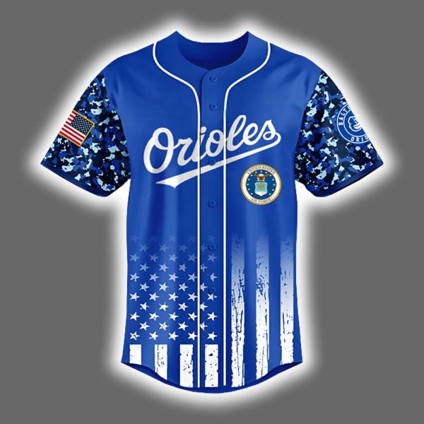 2025 Orioles x US Air Force Appreciation Night Baseball Jersey 2