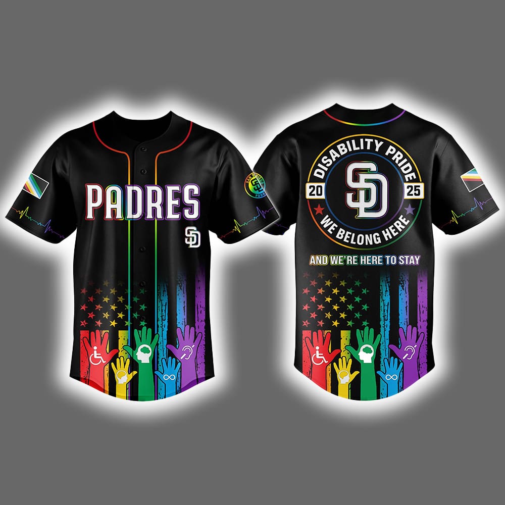 2025 Padres Disability Pride Month Jersey 2025 Padres Disability Pride Month Jersey