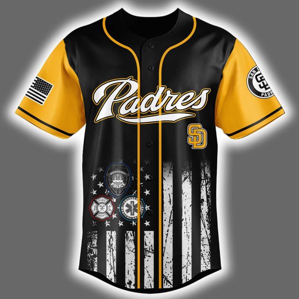 2025 Padres First Responders Night Jersey 2