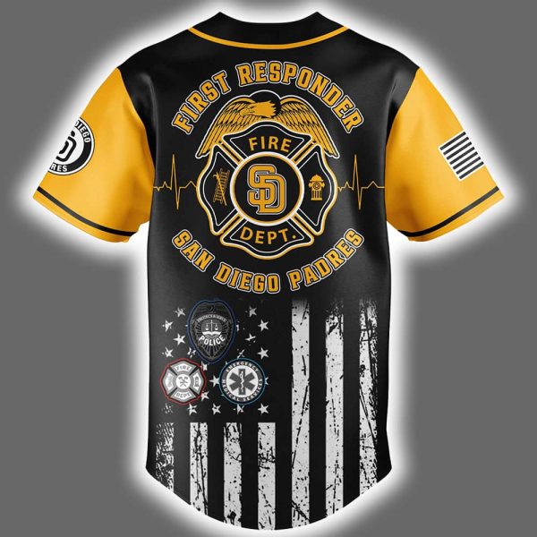 2025 Padres First Responders Night Jersey 3