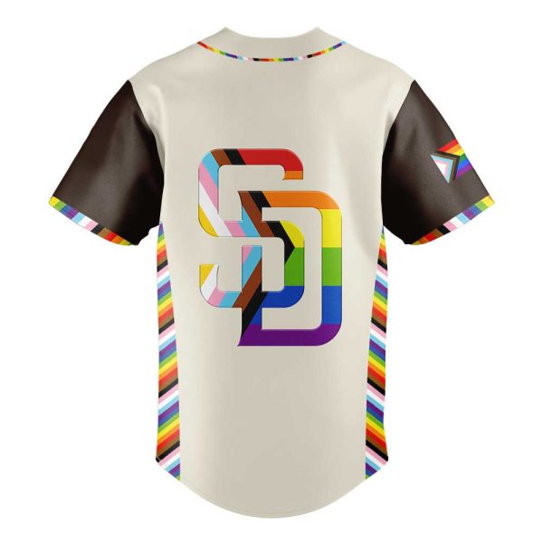 2025 Padres LGBT Pride Night Baseball Jersey 3