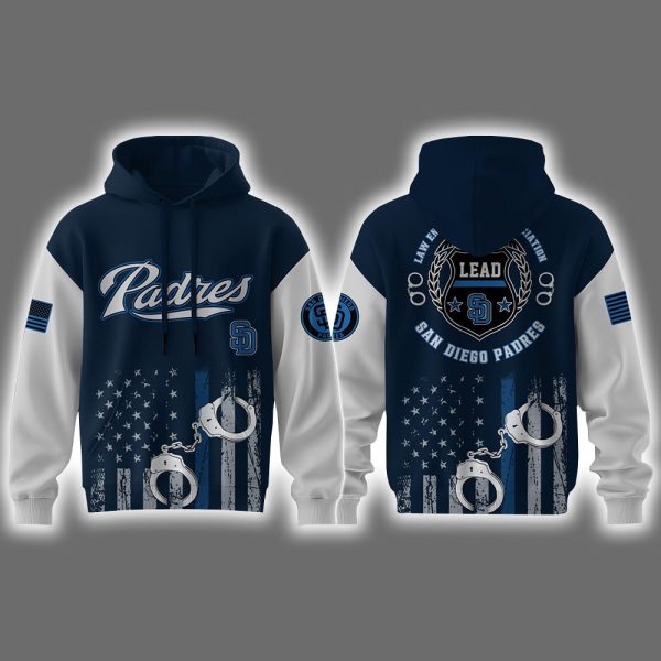 2025 Padres Law Enforcement Appreciation Day Hoodie Set