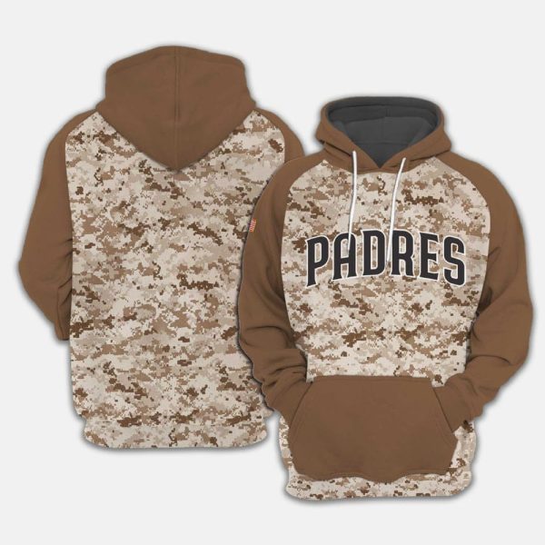 2025 Padres Military Hoodie Giveaway