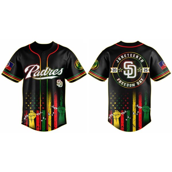 2025 Padres x Juneteenth Day Baseball Jersey